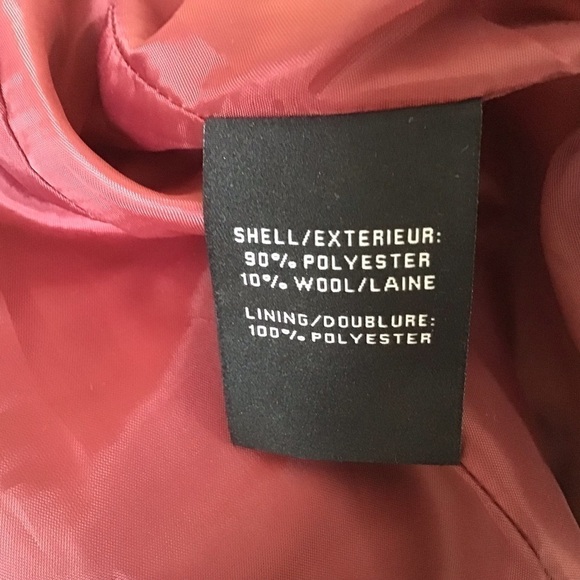 7 For All Mankind Double Breasted maroon/burgundy plaid wool blend blazer M NWT - Picture 11 of 12